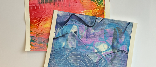 Gelli Wiggle Paintings (Ages 4-8)