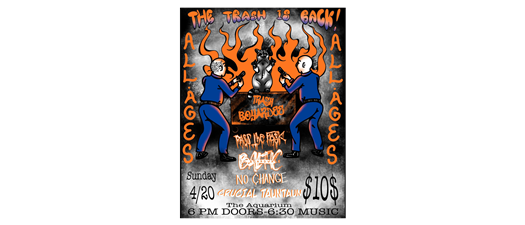 Trash Boyardee returns w/ Baltic to Boardwalk/Pass the Flask/No Change/Crucial Tauntaun