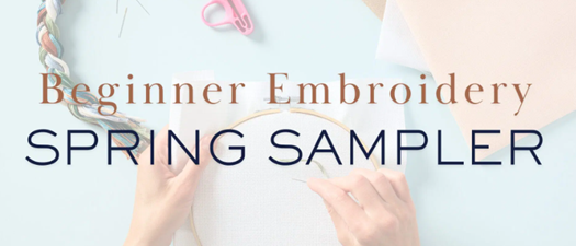 Beginners Embroidery | Spring Sampler