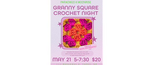 Granny Squares @ Moonrise Cafe!