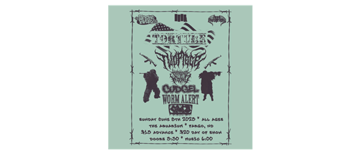 *All Ages* Torture, Two Piece, & More