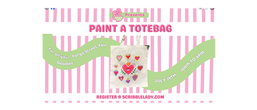 Paint a Tote Bag - Street Fair Edition