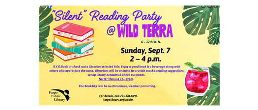 "Silent" Reading Party at Wild Terra