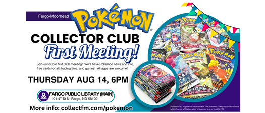 Fargo-Moorhead Pokemon Collector Club Meeeting