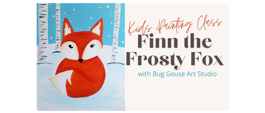 Kids Painting Class | Finn the Frosty Fox