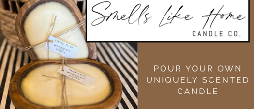 Wood Dough Bowl Soy Candle Making Class