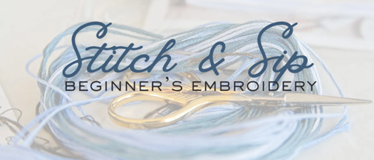 Stitch & Sip | Beginner’s Embroidery | Sunshine Sampler