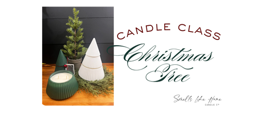 Holiday Candle Class | Ceramic Tree Candle
