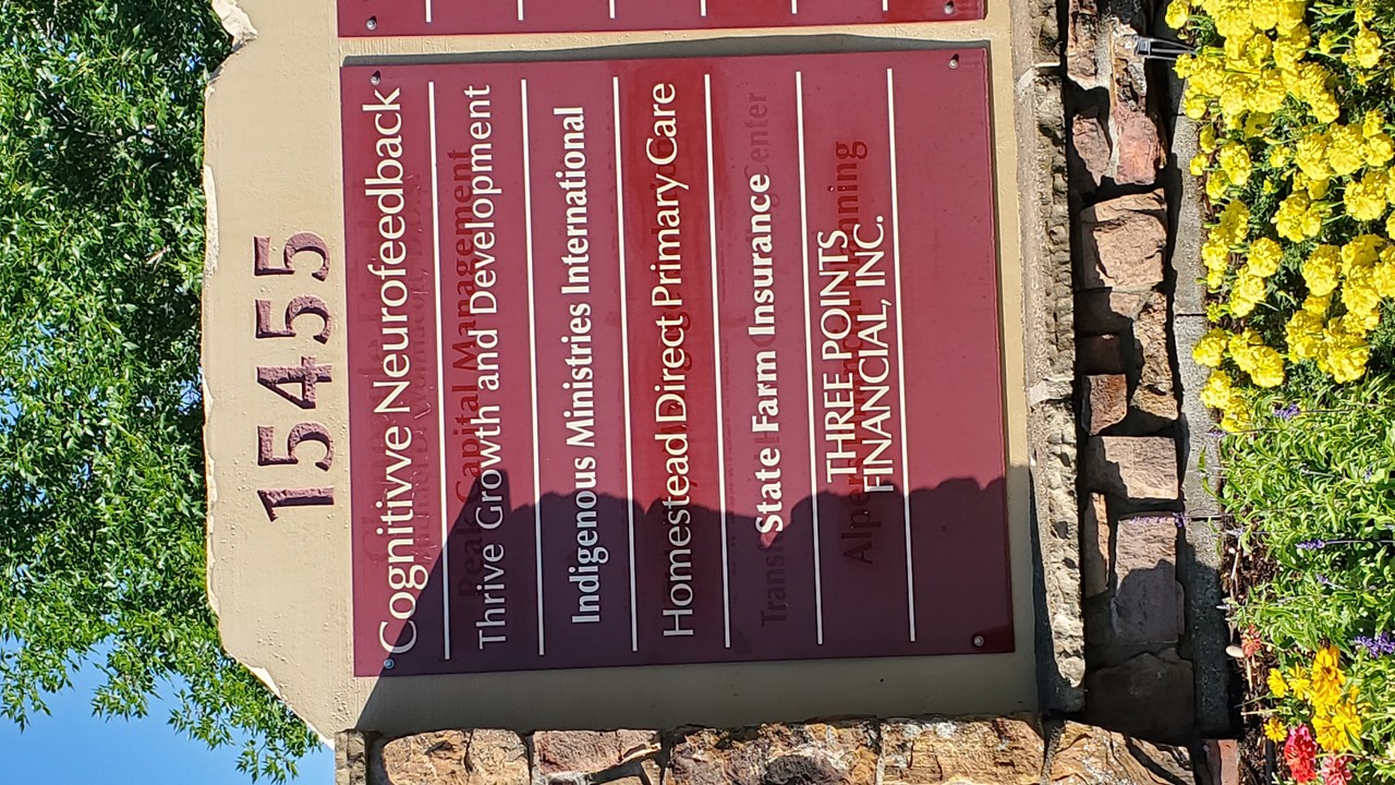 We are in the middle building!