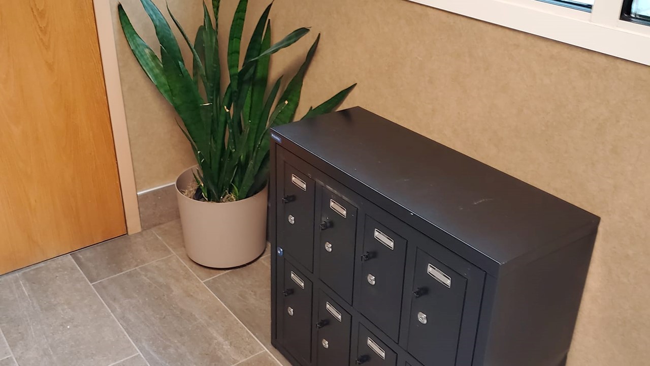 We can leave your medications in a locker for you to pick up at your convenience