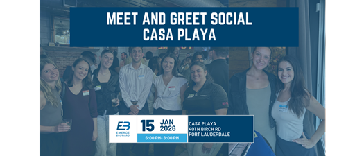 Meet and Greet Social at Casa Playa