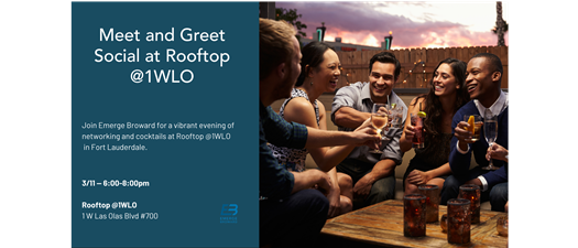 Meet and Greet Social at Rooftop @1WLO