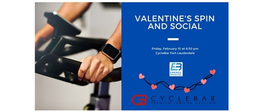 Valentine's Spin and Social with EB: Hosted by CycleBar Fort Lauderdale