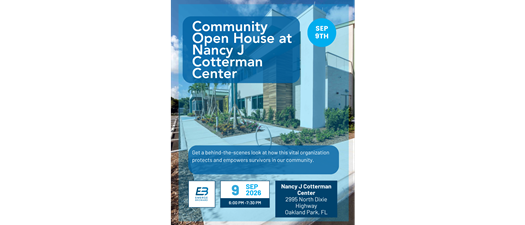 Community Open House at Nancy J Cotterman Center