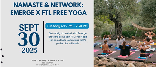 Emerge x FTL Free Yoga Class