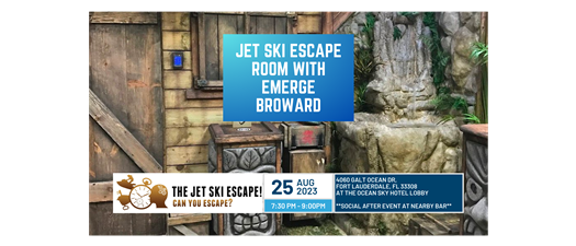 Jet Ski Escape Room with Emerge Broward