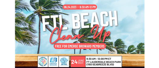 FTL Beach Clean Up with Emerge Broward