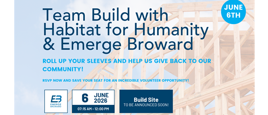 EB Team Build with Habitat for Humanity & Emerge Broward 