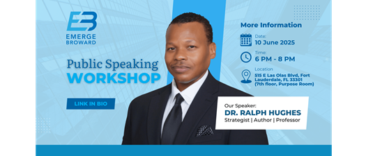 Public Speaking Workshop with Dr. Ralph Hughes