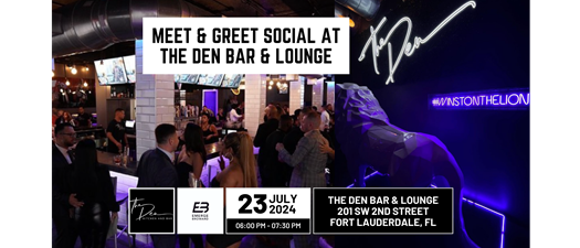 Meet and Greet Social at The Den Sports Bar and Lounge