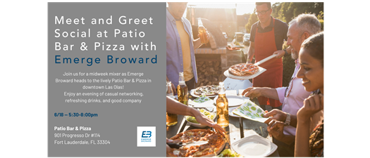Meet and Greet Social at Patio Bar & Pizza