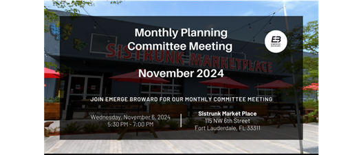 Monthly Planning Committee Meeting - November 2024