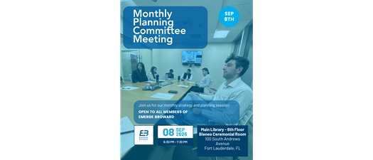 Monthly Planning Committee Meeting - September REMOTE