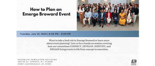 How to Plan an EB Event