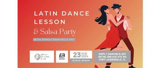 Latin Dance Lesson & Salsa Party with Simply Dancing and Art