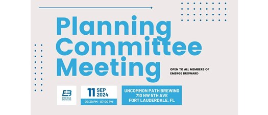 Monthly Planning Committee Meeting - September 2024