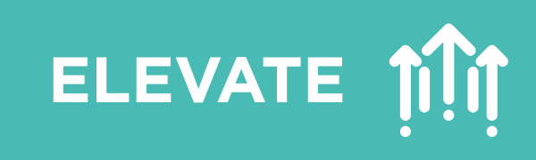 Image with "Elevate" and an icon with arrows pointing up