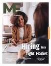 Multifamily Florida magazine cover showing businesswoman conducting interview