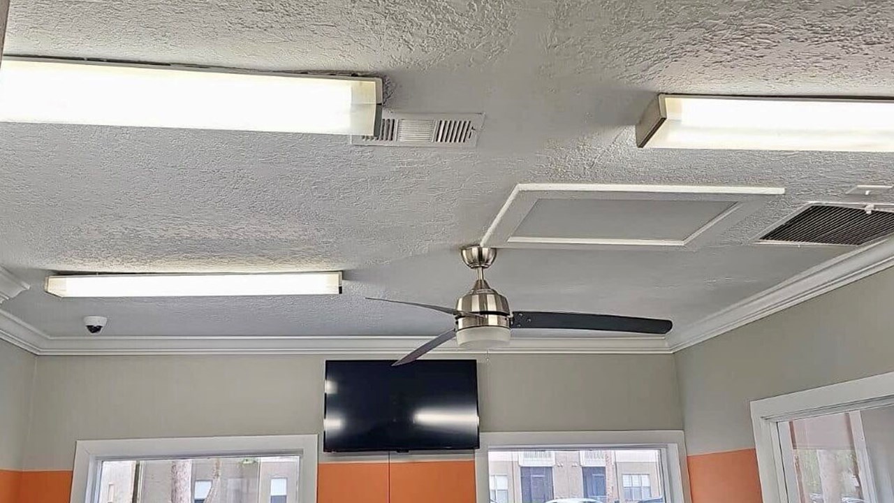 After Ceiling Light Repair