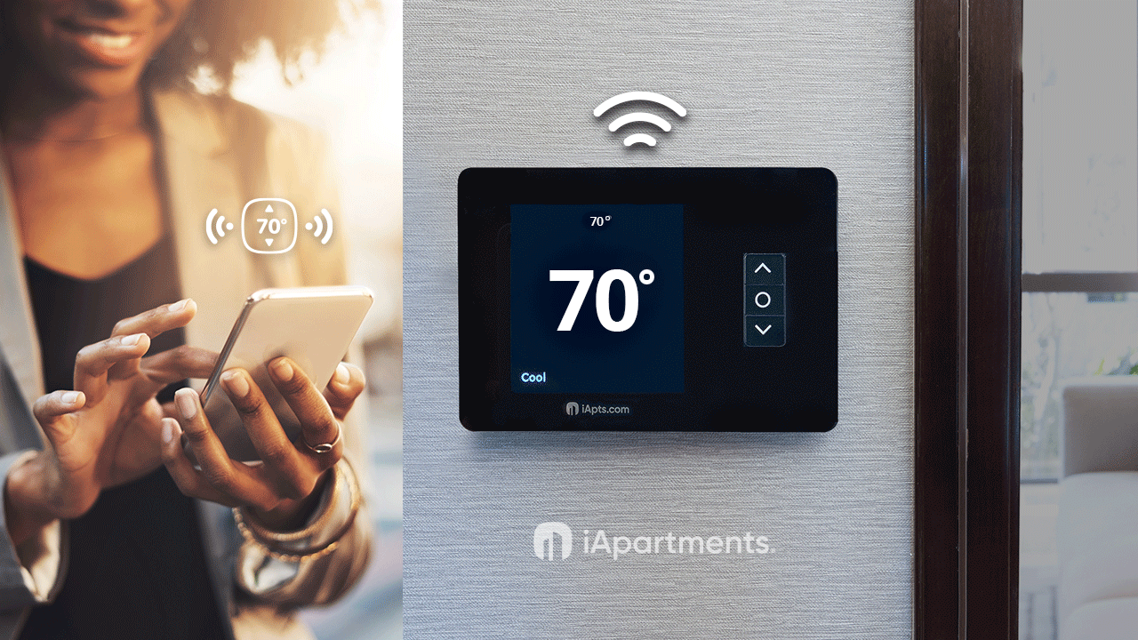 iApartments App controls apartment temperature from anywhere