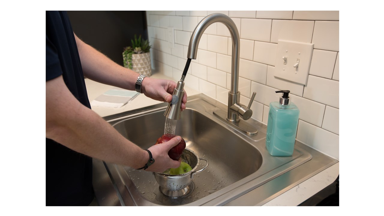 Kitchen Faucet, Sink, Sink Ring