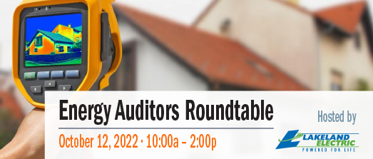 2022 Energy Auditors Roundtable - Fall