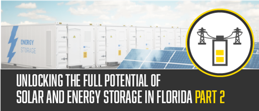 2021 - Unlocking the Full Potential of Solar and Energy Storage in Florida