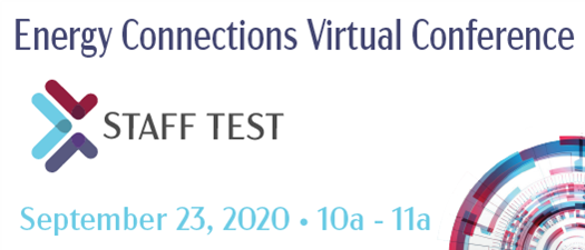 2020 Energy Connections virtual platform test #2