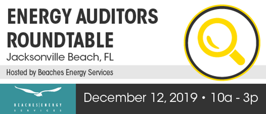 2019 Energy Auditors Roundtable - Winter Meeting 