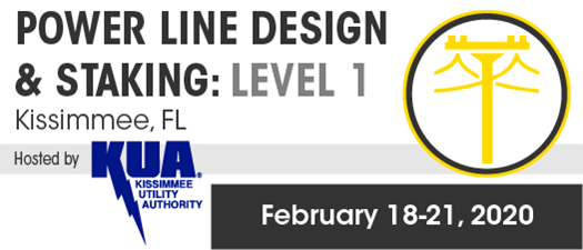 2020 Power Line Design and Staking Certification Program Level 1