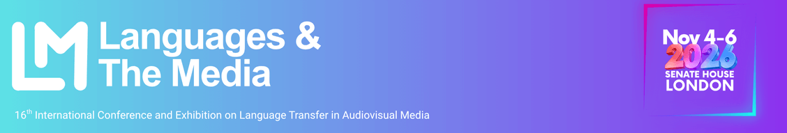 Languages & The Media Logo and Event dates