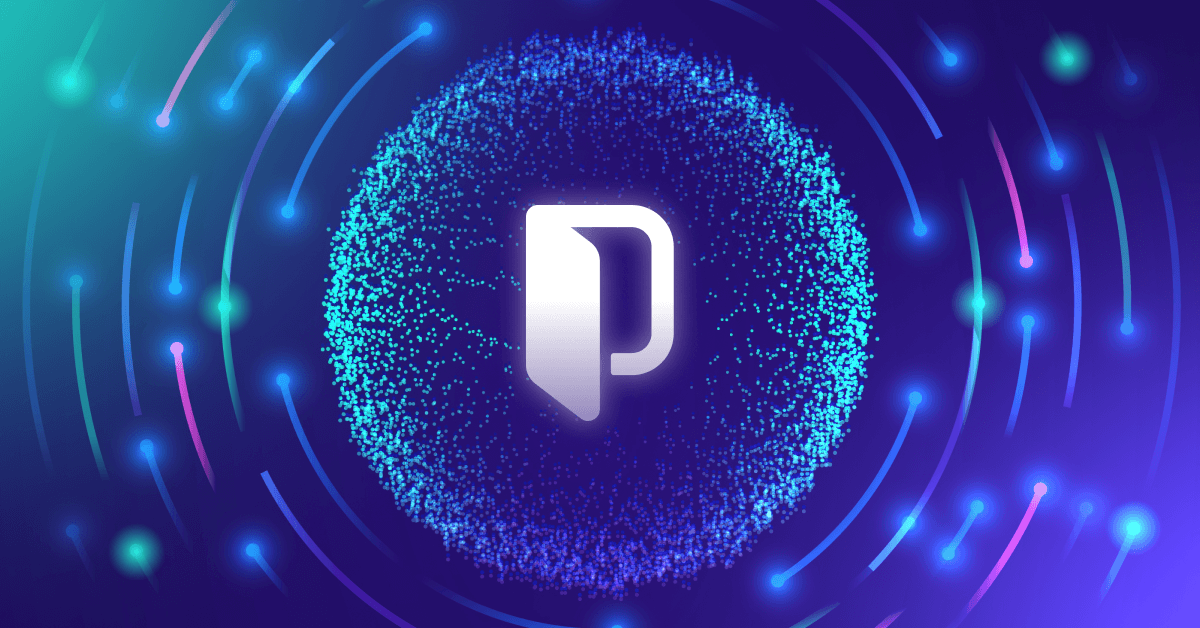 phrase logo with colorful background