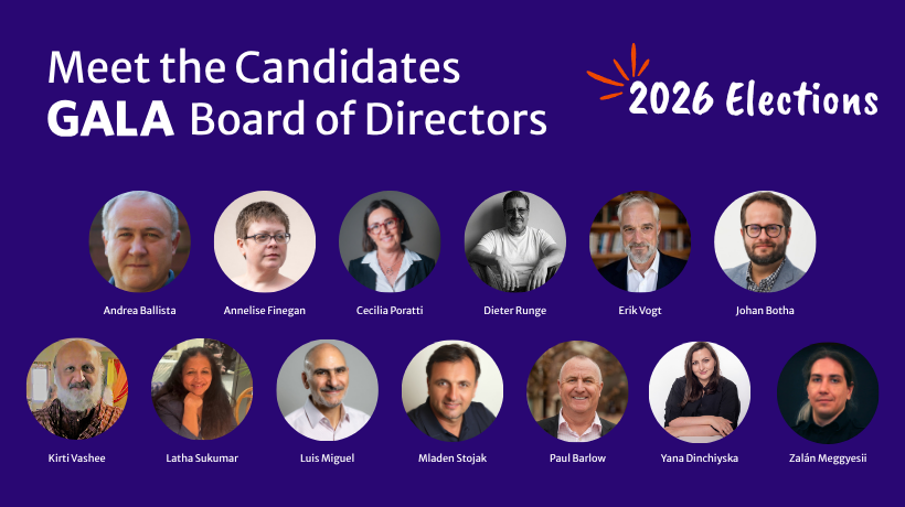 a graphic with headshots of all board candidates