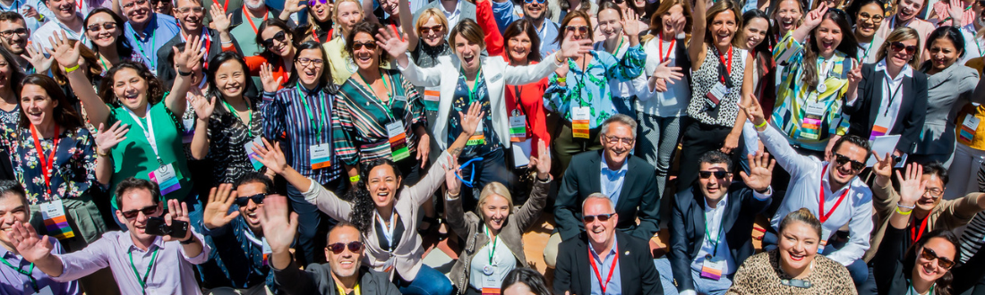 a photo of a crowd at a GALA conference