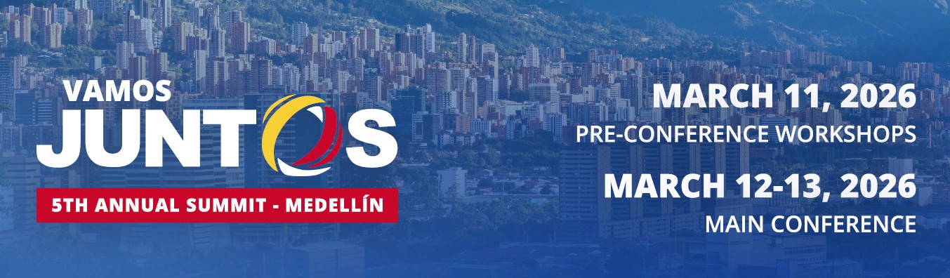 Banner image announcing JUNTOS with the dates