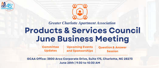 Products & Services Council June Business Meeting