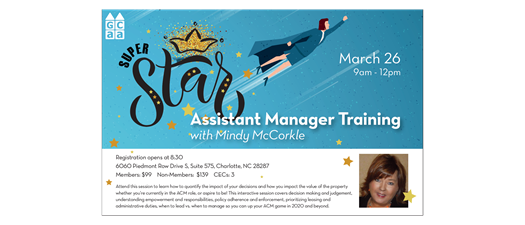 Virtual Superstar Assistant Manager Training with Mindy McCorkle