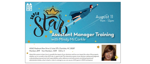 Superstar Assistant Manager Training with Mindy McCorkle