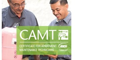 CAMT Certificate For Apartment Maintenance Technicians Designation 