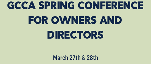 Lead with Purpose: GCCA Spring Conference for Owners and Directors